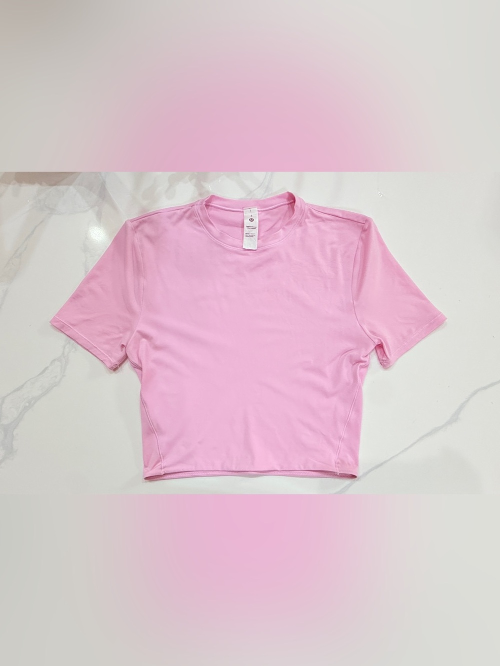 Wundermost Ultra-Soft Nulu Crewneck
Cropped T-Shirt *Vita Pink*